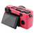 PULUZ Soft Silicone Protective Case for Sony ILCE-6300 / A6400(Rose Red) PULUZ Soft Silicone Protective Case for Sony ILCE-6300 / A6400(Rose Red)