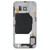 For Galaxy S6 / G920F Back Plate Housing Camera Lens Panel  with Side Keys and Speaker Ringer Buzzer (White)