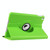 Litchi Texture 360 Degree Rotating Smart Leather Case with Holder for iPad mini 4 / mini 5(Green)