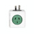 PowerCube 10A Universal Wall Adapter Power Socket with 5 US / AU Sockets for Home Office, AU Plug, Random Color Delivery
