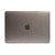 Colored Transparent Crystal Hard Protective Case for Macbook 12 inch(Grey)