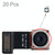 20 PCS for iPhone 6 Back Camera Top Cotton Paste Sticker