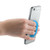Finger Grip Phone Holder for iPhone, Galaxy, Sony, Lenovo, HTC, Huawei, and other Smartphones(Blue)