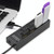 4 Ports USB Hub 2.0 USB Splitter High Speed 480Mbps with ON/OFF Switch, 4 LED(Black)