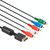 Component AV Video-Audio Cable for PS3(Black)