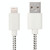 1m Nylon Netting USB Data Transfer Charging Cable For iPhone, iPad, Compatible with up to iOS 15.5(White)