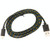 1m Nylon Netting USB Data Transfer Charging Cable For iPhone, iPad, Compatible with up to iOS 15.5(Black)