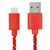 1m Nylon Netting USB Data Transfer Charging Cable For iPhone, iPad, Compatible with up to iOS 15.5(Red)