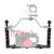 PULUZ Adjustable Diving Dual Hand-held CNC Aluminum Lamp Arm Holder for Diving Underwater Photography System, Upgrade Version