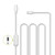 OTG-Y-02 USB 2.0 Male to Micro USB Male + USB Female OTG Charging Data Cable for Android Phones / Tablets with OTG Function, Length: 1.1m (White)