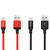 hoco X14 2m Nylon Braided Aluminium Alloy Micro USB to USB Data Sync Charging Cable(Black)