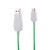 LED Flowing Light 1m USB A to Micro USB Data Sync Charge Cable, For Galaxy, Huawei, Xiaomi, LG, HTC and Other Smart Phones (Green)