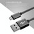 1m 3A Woven Style Metal Head Micro USB to USB Data / Charger Cable(Black)