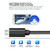 1m 3A Woven Style Metal Head Micro USB to USB Data / Charger Cable(Black)