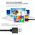 1m 3A Woven Style Metal Head Micro USB to USB Data / Charger Cable(Black)