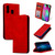 Retro Skin Feel Business Magnetic Horizontal Flip Leather Case for Samsung Galaxy A40(Red)