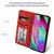 Retro Skin Feel Business Magnetic Horizontal Flip Leather Case for Samsung Galaxy A40(Red)