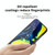 PINWUYO 9H 3D Curved Tempered Glass Film for Galaxy A10 black