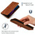 Retro Skin Feel Business Magnetic Horizontal Flip Leather Case for Samsung Galaxy A10(Brown)