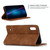 Retro Skin Feel Business Magnetic Horizontal Flip Leather Case for Samsung Galaxy A10(Brown)
