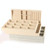 Suede Jewelry Storage Tray Necklace Pendant Bracelet Bangle Display Case, Size: 24 Grid(Beige) Suede Jewelry Storage Tray Necklace Pendant Bracelet Bangle Display Case, Size: 24 Grid(Beige)