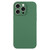 For iPhone 15 Pro Max Pure Color Liquid Silicone Fine Pore Phone Case(Clover Green)