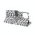 For iPhone 15 Leopard Pattern Horizontal Flip Leather Phone Case(White)