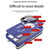 For iPhone X / XS Skin Feel Magnifier MagSafe Lens Holder Phone Case(Purple) For iPhone X / XS Skin Feel Magnifier MagSafe Lens Holder Phone Case(Purple)