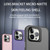 For iPhone 15 Pro Max Skin Feel Lens Holder Translucent Phone Case(Royal Blue)