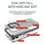 For iPhone 15 Pro Max Skin Feel Lens Holder Translucent Phone Case(Royal Blue)