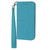 For iPhone 15 Pro Max Woven Texture Stitching Magnetic Leather Phone Case(Blue)