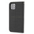 For iPhone 15 Pro Max Woven Texture Stitching Magnetic Leather Phone Case(Black)