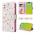 For iPhone 15 Bronzing Painting RFID Leather Case(Dreid Flower World)