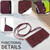 For iPhone 15 Plus Crossbody Multi-card Slot Wallet Zipper Leather Phone Case(Wine Red)