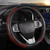 38cm Carbon Fiber Elastic Leather Without Inner Ring Car Steering Wheel Cover, Color: Claret 38cm Carbon Fiber Elastic Leather Without Inner Ring Car Steering Wheel Cover, Color: Claret