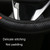 38cm Carbon Fiber Elastic Leather Without Inner Ring Car Steering Wheel Cover, Color: Claret 38cm Carbon Fiber Elastic Leather Without Inner Ring Car Steering Wheel Cover, Color: Claret