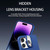For iPhone 15 Pro Max Skin Feel Magnifier MagSafe Lens Holder Phone Case(Royal Blue)