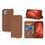 For iPhone 15 Pro Max Woven Texture Stitching Magnetic Leather Phone Case(Brown) For iPhone 15 Pro Max Woven Texture Stitching Magnetic Leather Phone Case(Brown)