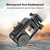 For DJI Osmo Action 4 / 3 PULUZ Vertical Plastic Protective Frame Cage with Cold Shoes (Black)