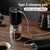Coffee Electric Grinder Magnetic Snap-on Stainless Steel Blades Kitchen Gadgets(White)