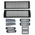 For Tesla Model 3 Horizontal Bar Protective Cover for Air Outlet Under Car Seat Air Conditioning Air Intake Filter