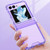 For Samsung Galaxy Z Flip5 GKK Electroplated Airbag Hinge Shockproof Phone Case with Ring Holder(Transparent Black) For Samsung Galaxy Z Flip5 GKK Electroplated Airbag Hinge Shockproof Phone Case with Ring Holder(Transparent Black)