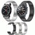For Samsung Gear S3 Frontier 22mm I-Shaped Titanium Alloy Watch Band(Black)