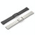 For Samsung Gear S3 Frontier 22mm I-Shaped Titanium Alloy Watch Band(Black)