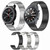 For Samsung Galaxy Watch3 45mm 22mm I-Shaped Titanium Alloy Watch Band(Grey)