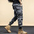 Mens Overalls Long Pants Casual Loose Leg Jeans, Size: XXL(Gray)