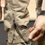 Mens Overalls Long Pants Casual Loose Leg Jeans, Size: XXL(Gray)