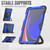For Samsung Galaxy Tab S9 D Type Silicone Hybrid PC Tablet Case with Handle Holder(Blue PC) For Samsung Galaxy Tab S9 D Type Silicone Hybrid PC Tablet Case with Handle Holder(Blue PC)