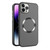 For iPhone 11 Pro Max CD Texture MagSafe Frosted Translucent Phone Case(Black)