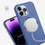 For iPhone 11 Pro Max CD Texture MagSafe Frosted Translucent Phone Case(Black)